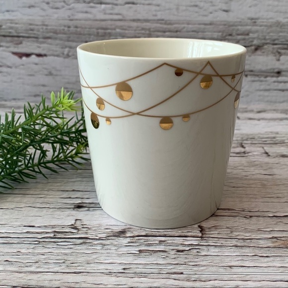 STARBUCKS | Holiday Gold Balls Swag Mug 14oz Coffee Tea Water Cup​​ - Picture 2 of 5